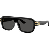 Dolce & Gabbana DG4507 Sunglasses Black/Dark Grey Lenses