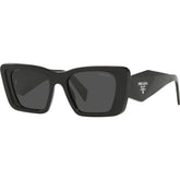 Prada PR08YSF Sunglasses Black/Dark Grey Lenses