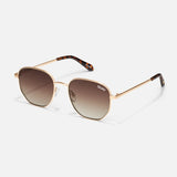 BIG TIME Brushed Gold Frame / Brown Lens