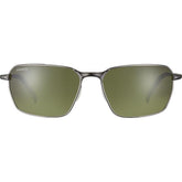 Serengeti Shelton Sunglasses Shiny Dark Gunmetal/555nm Photochromic Polarised Glass Lenses