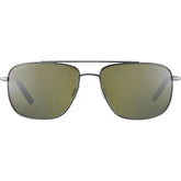 Serengeti Tellaro Sunglasses Shiny Gunmetal and Black/555nm Photochromic Polarised Glass Lenses