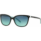 Tiffany & Co. TF4105HB Sunglasses Black and Tiffany Blue/Blue Gradient Lenses