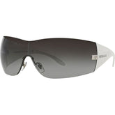Versace VE2054 Sunglasses White/Grey Gradient Lenses