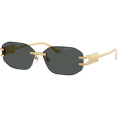 Versace VE2274 Sunglasses Gold/Dark Grey Lenses