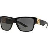 Versace VE4296 Sunglasses Black/Grey Polarised Lenses