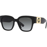 Versace VE4437U Sunglasses Black/Grey Gradient Polarised Lenses
