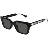 GUCCI GG1732SK Sunglasses Black/Gry Lenses