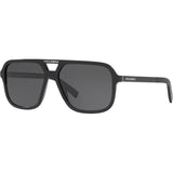 Dolce & Gabbana DG4354 Sunglasses Black/Dark Grey Lenses