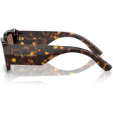 Dolce & Gabbana DG4416 Sunglasses Havana/Dark Brown Lenses