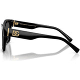 Dolce & Gabbana DG4512 Sunglasses Black/Dark Grey Lenses