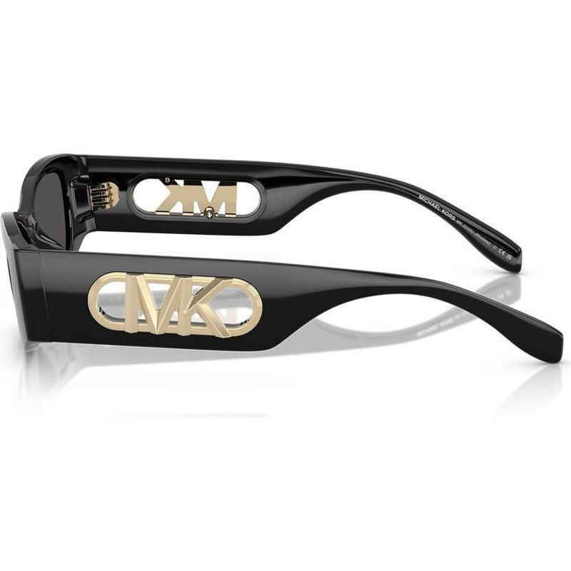 Michael Kors Rhodes MK2243U Sunglasses Black/Dark Grey Lenses