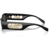 Michael Kors Rhodes MK2243U Sunglasses Black/Dark Grey Lenses