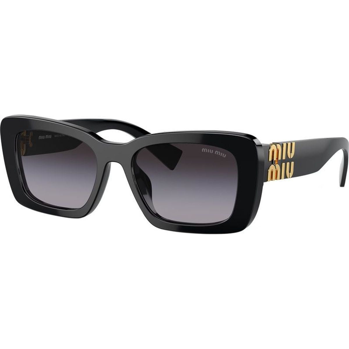 Miu Miu MU07YS Sunglasses Black/Grey Gradient Lenses