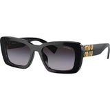 Miu Miu MU07YS Sunglasses Black/Grey Gradient Lenses