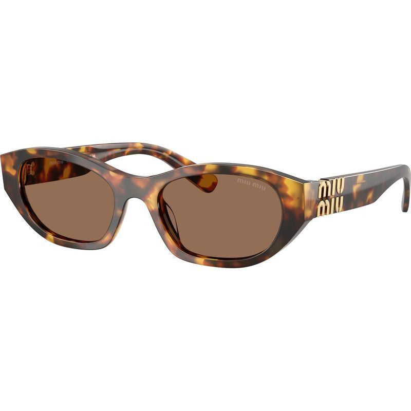 Miu Miu MUA03S Sunglasses Honey Havana/Dark Brown Lenses