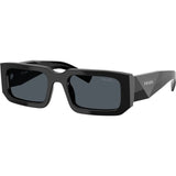Prada PR06YS Sunglasses Black/Dark Grey Lenses