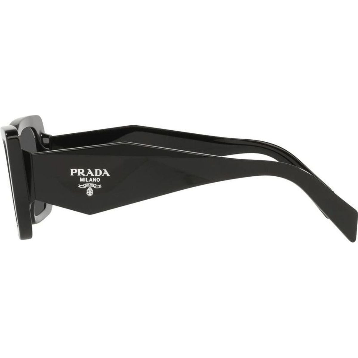 Prada PR08YSF Sunglasses Black/Dark Grey Lenses