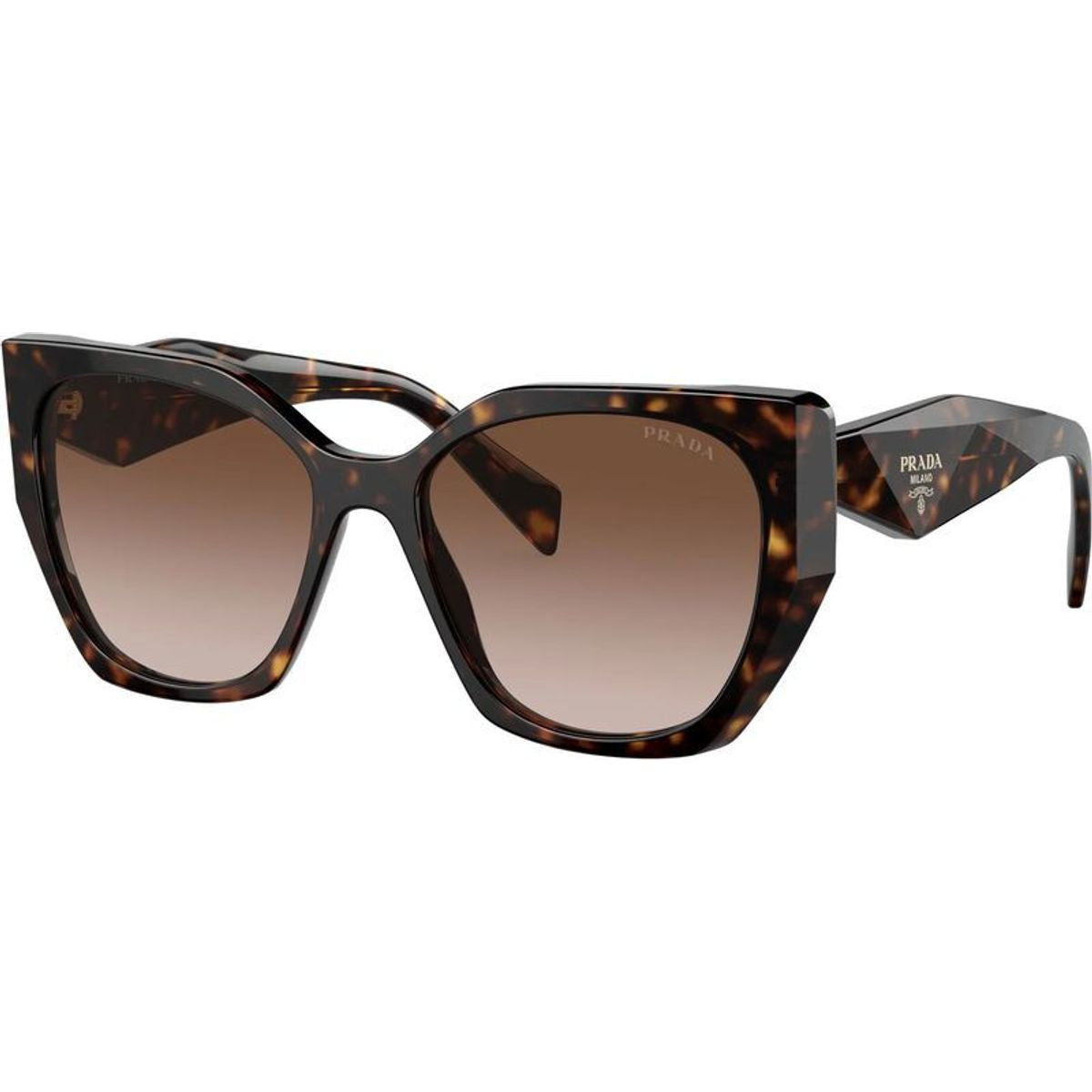 Prada PR19ZS Sunglasses Tortoise/Brown Gradient Lenses