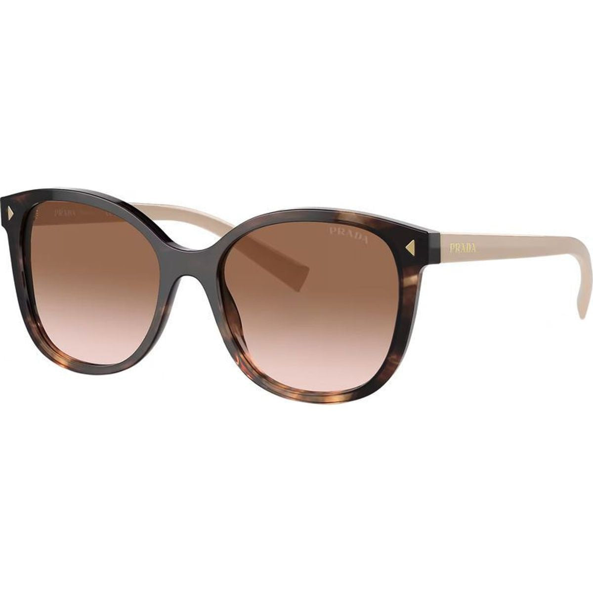 Prada PR22ZS Sunglasses Caramel Tortoise/Brown Gradient Lenses