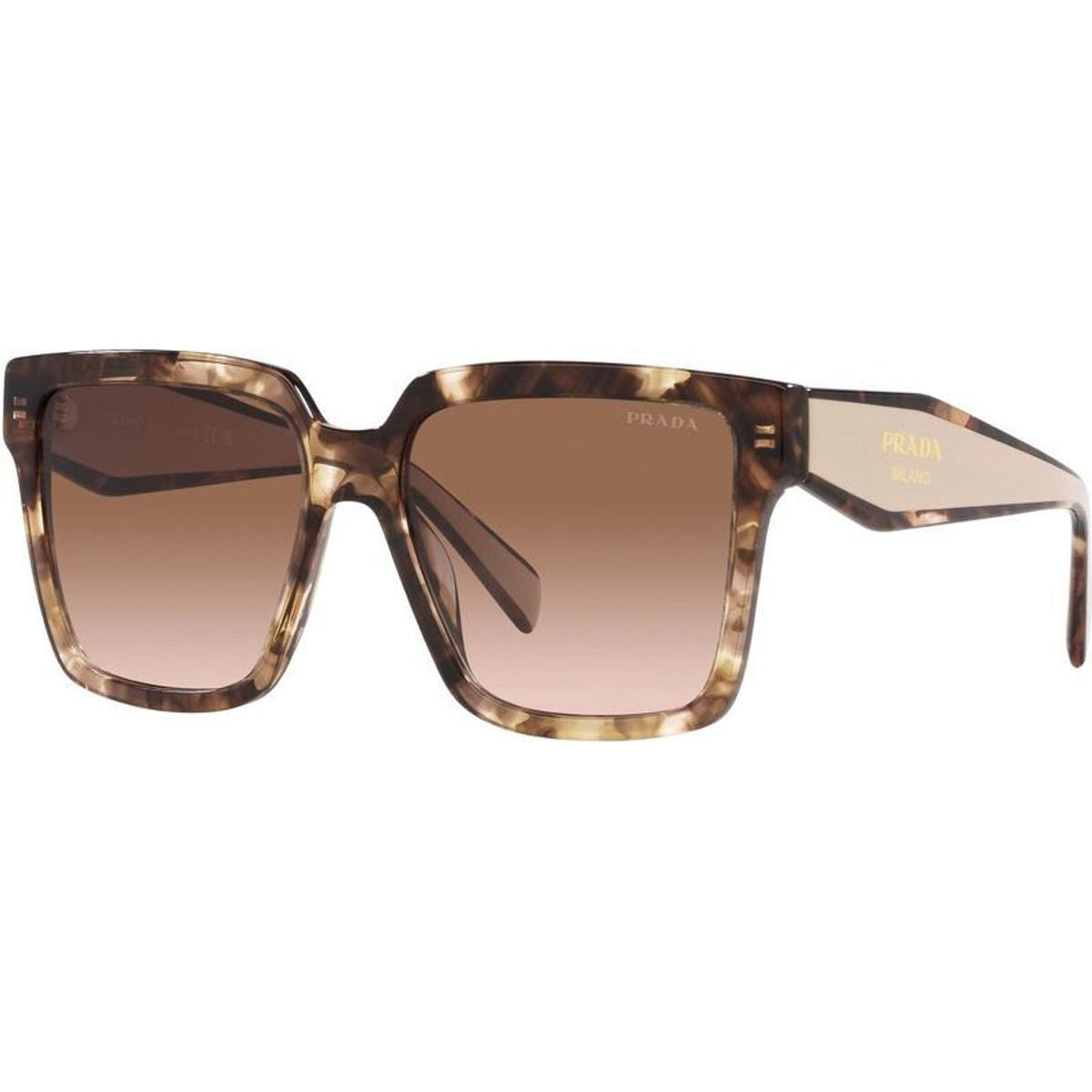 Prada PR24ZS Sunglasses Caramel Tortoise/Brown Gradient Lenses