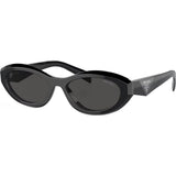 Prada PR26ZS Sunglasses Black/Dark Grey Lenses
