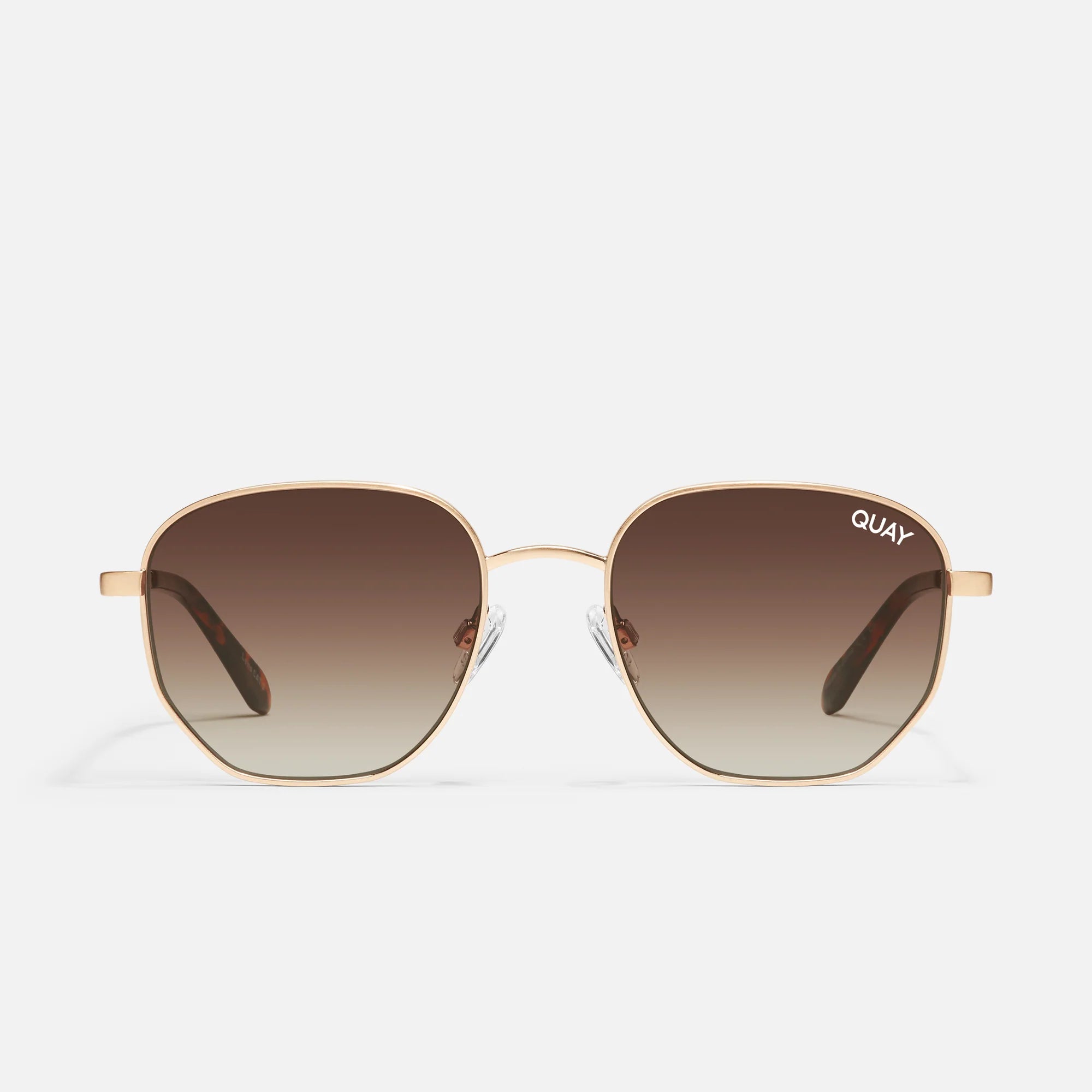 BIG TIME Brushed Gold Frame / Brown Lens