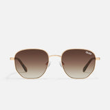 BIG TIME Brushed Gold Frame / Brown Lens