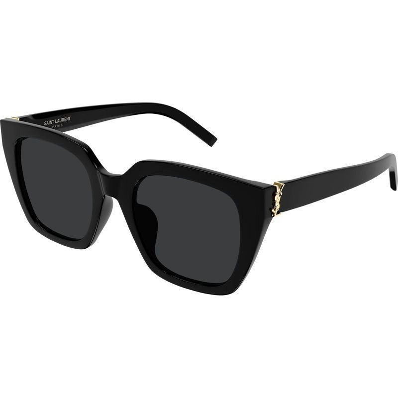 Saint Laurent SLM143F 001 Sunglasses Black/Black Lenses