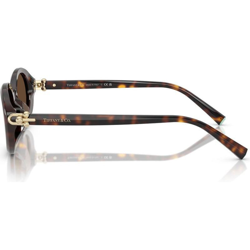 Tiffany & Co. TF4242D Sunglasses Havana/Brown Lenses