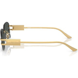 Versace VE2274 Sunglasses Gold/Dark Grey Lenses