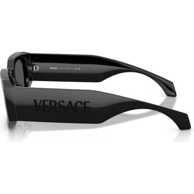 Versace VE4489U Sunglasses Black/Dark Grey Lenses
