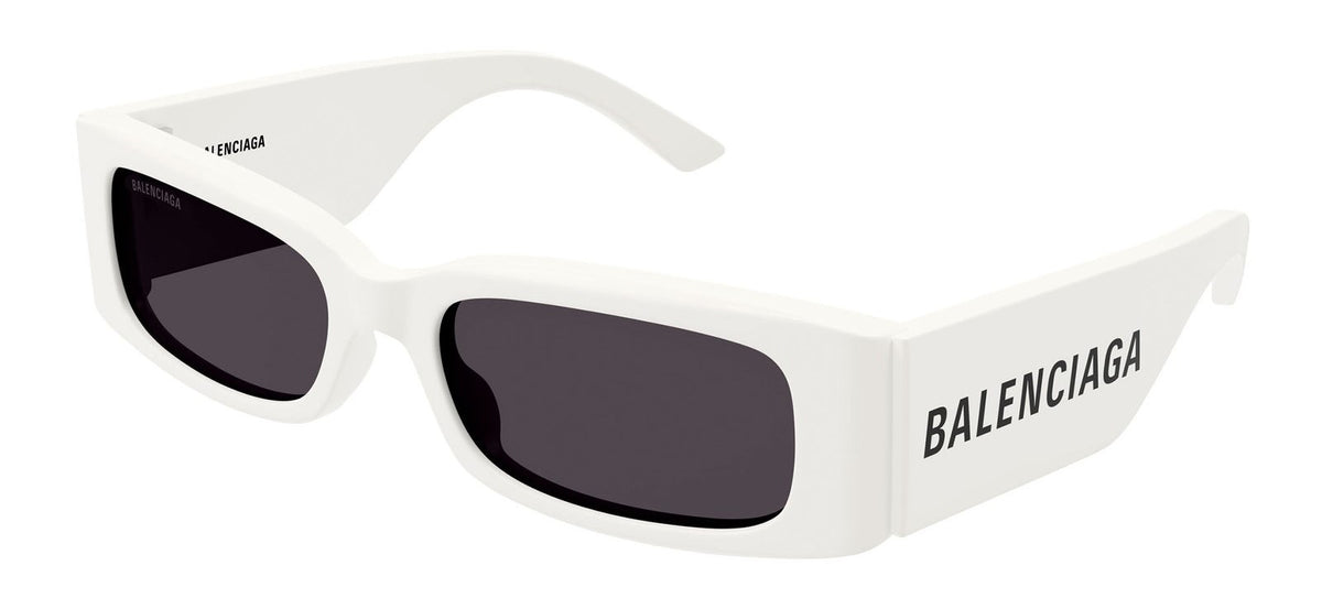 Balenciaga BB0260S 003 White / Grey Lenses